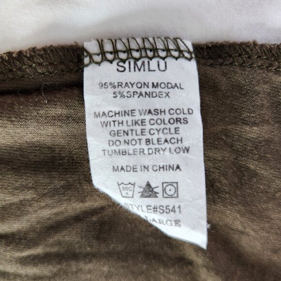 Simlu 3XL Skirt Olive Green - Picture 5 of 7